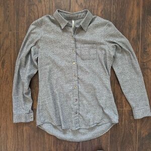 Kuhl Size Small Heather Grey Button Down Shirt